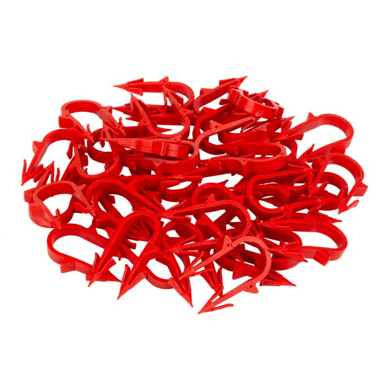 Anchor bracket 16-20 mm (40 mm) for a warm floor, red photo 1